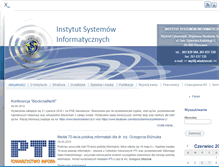 Tablet Screenshot of isi.wat.edu.pl