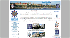 Desktop Screenshot of eclim2012.wat.edu.pl