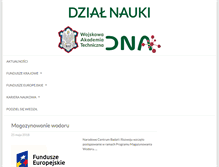 Tablet Screenshot of dnw.wat.edu.pl
