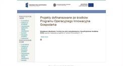 Desktop Screenshot of poig.wcy.wat.edu.pl